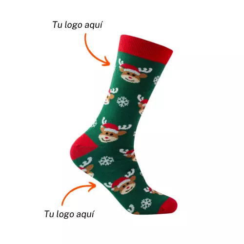 Calcetines Navideños Personalizables y Sostenibles-